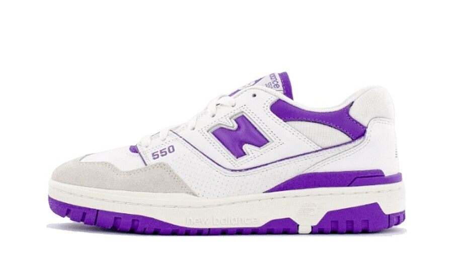 New Balance 550 White Purple