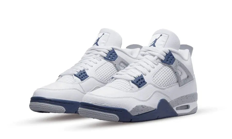 Air Jordan 4 Retro White Midnight Navy milanostore
