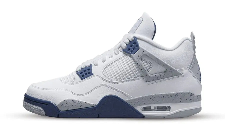 Air Jordan 4 Retro White Midnight Navy milanostore